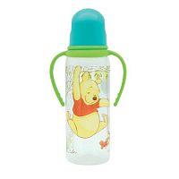 Бутылочка для детского питания "Медвежонок Винни" с силиконовой соской и ручками