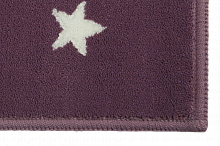 Ковер акриловый Звезды Stars Purple (фиолетовый) 120*160
